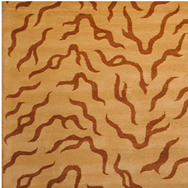 Indo Wool Animal Print Indoor Rug, Rectangle 4' x 6'