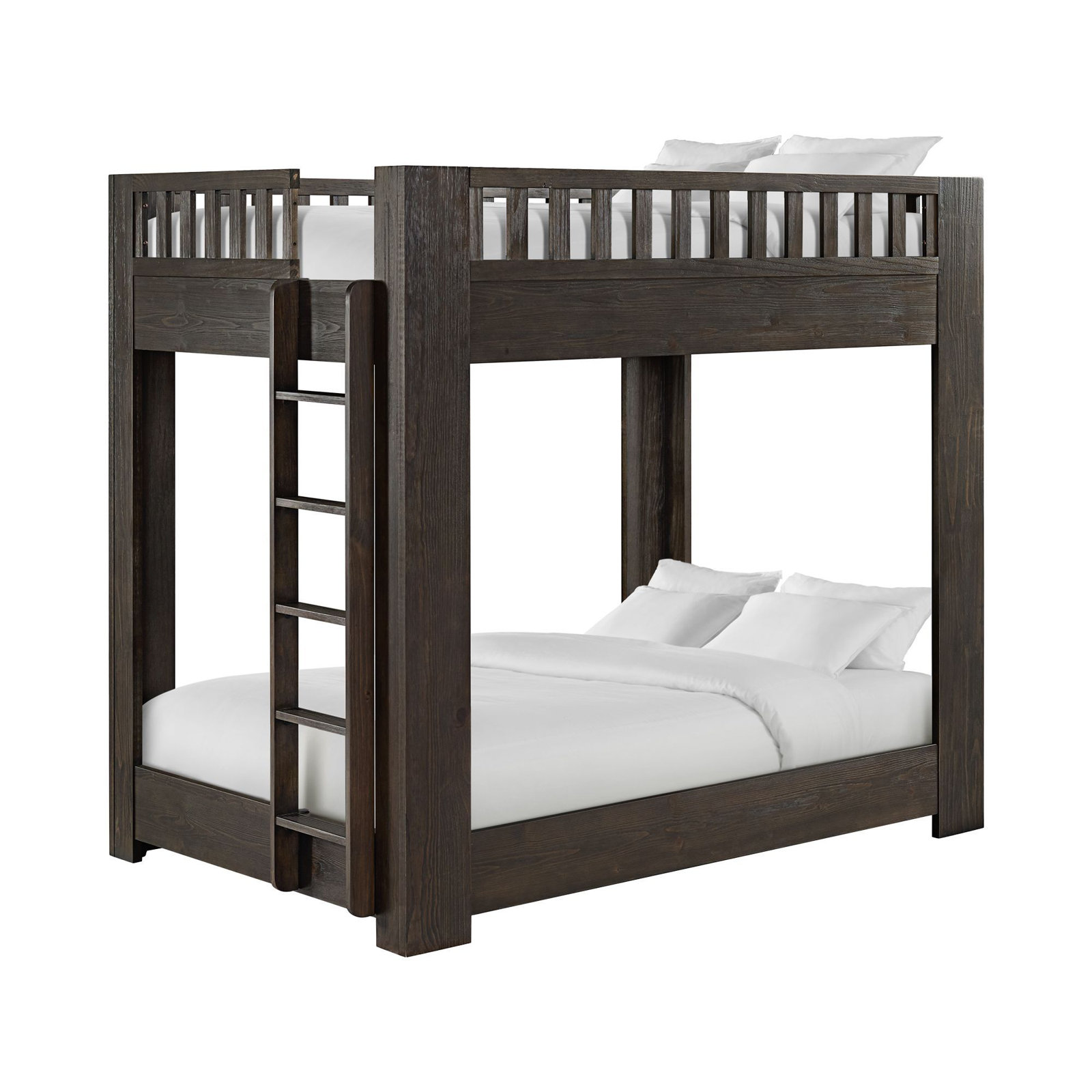 Albie Pine Bunk Bed, Full, Cocoa