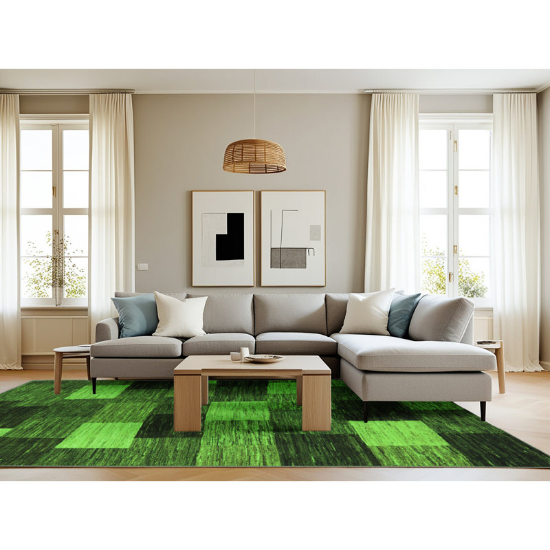 Treden Performance Abstract Indoor Rug, Rectangle 8' x 12'