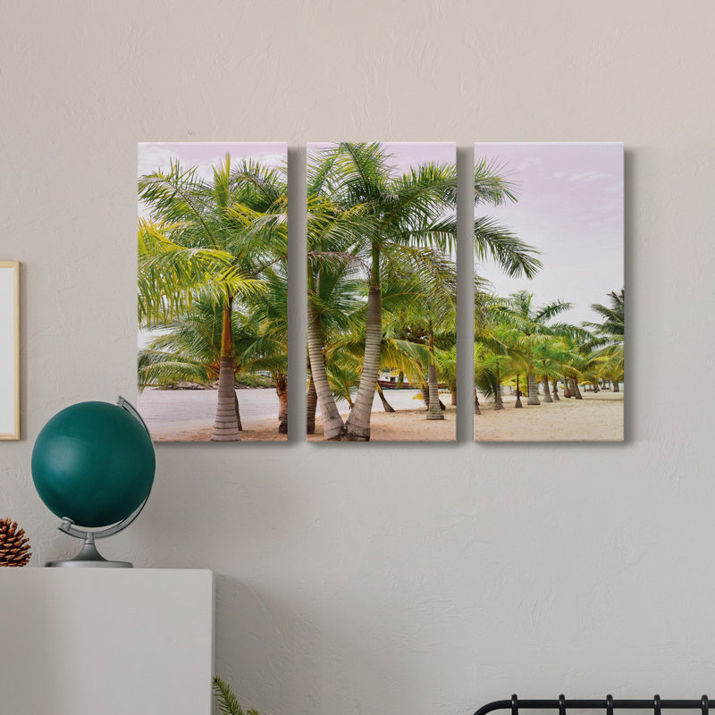 Summer Day - Photographie sur toile tendue 3 pièces, H 27 po x l 54 po x P 1 po