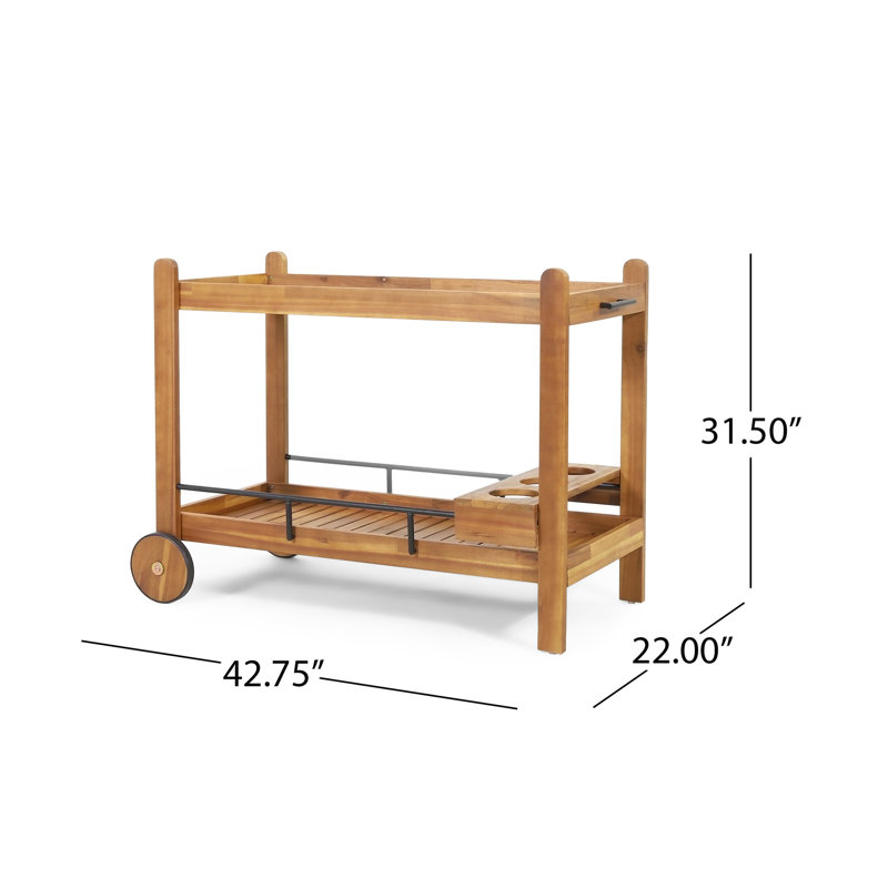 Storage Rolling Kitchen Island Cart