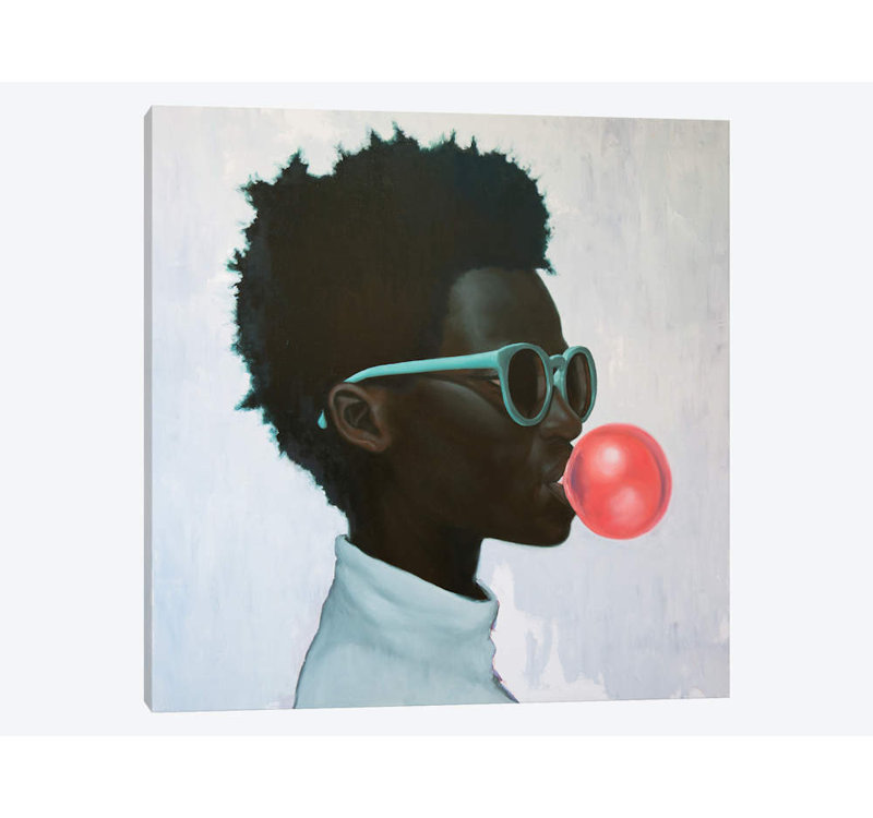 " How Far Is A Light Year? " by Alexander Grahovsky, 37" H x 37" W, Wrapped Canvas, No Frame