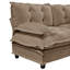 Canapé modulaire en chenille 3 places 107 po Geneveve avec coussin en mousse compressée pour le salon-445724672-445724896