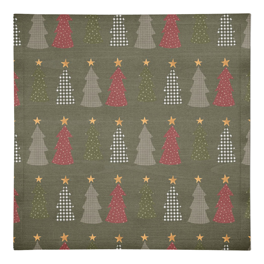 Divith Cotton Twill Floral Square Napkin The Holiday Aisle®