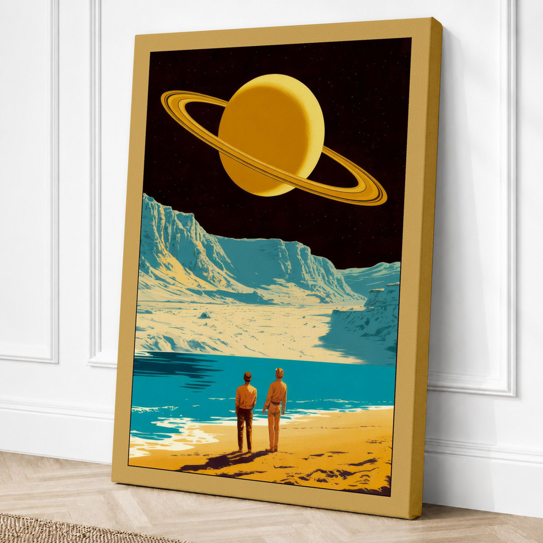 Alien World Wonder Fantasy & Sci-Fi - Wrapped Canvas