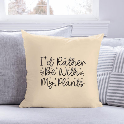 Amour de jardin - Citation amusante 703 - Coussin décoratif inclus
