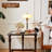 American retro square solid wood coffee table