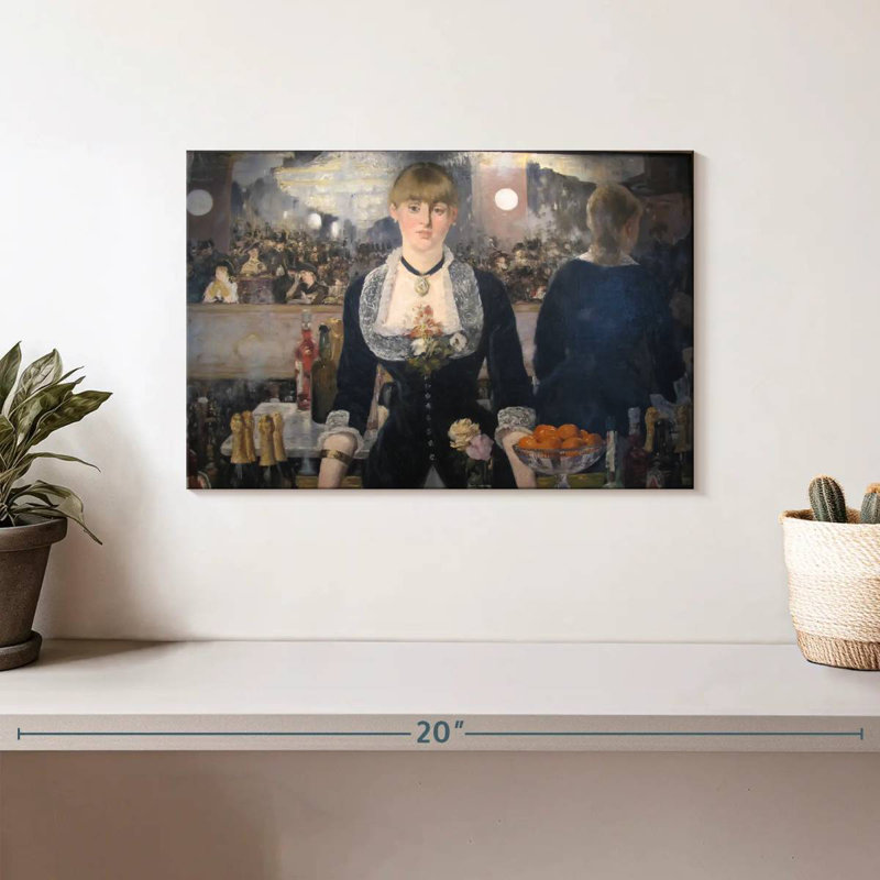 Leisha A Bar At The Folies Bergere, 8" H x 12" W