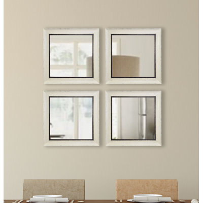 Miroir murale carrée Ivoire en forme de Emerson Addison