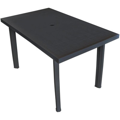 Prissila Outdoor Coffee Table With Umbrella Hole , 72cm cm W 76cm cm D