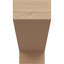Bois de cèdre brut Clemmons TimberThane Corbel, apprêté brun clair-88119428
