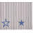 Amdrew Cotton Blend Striped Shower Curtain