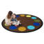 Tapis brun touffeté Lots of Dots-1479373370