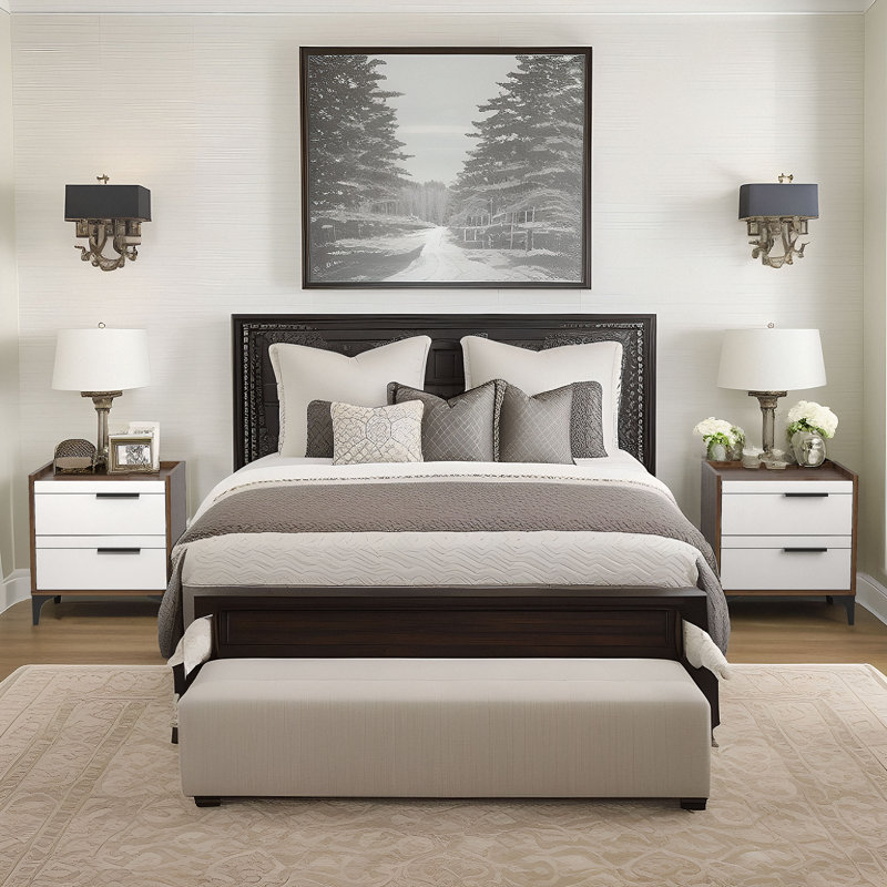 Norcross 2 Drawer Nightstand
