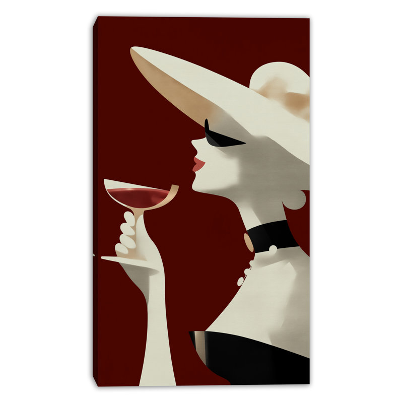 «Evening Elegance», art mural sur toile tendue, L 24 po x H 36 po x P 1,5 po
