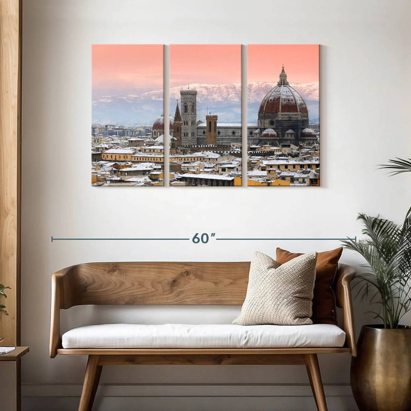 Rorry Florence In Winter, 28" H x 45" W