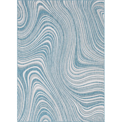 Tapis d'extérieur couleur iris ciel
