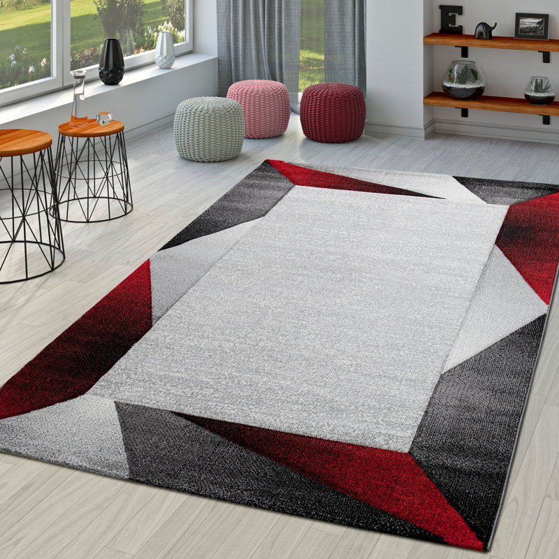 Geometric Indoor Rug, Rectangle 6'7" x 9'6"