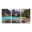 Ensemble de 3 panneaux d'art mural - Moraine Lake Docks par Pierre Leclerc 