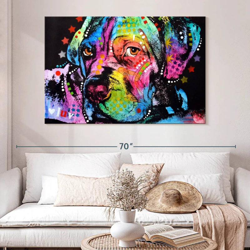 Brampt Young Mastiff, 34" H x 51" W