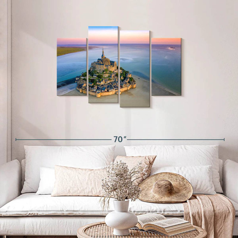 Adella Mont St.-Michel, France, Normandie, H 27 po x l 43 po