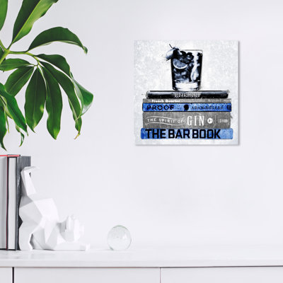 «Drinks and Spirits Luxe Bar», reproduction d'impression sur toile tendue