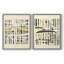 ABSTRACT Series cmxxxi - reproduction encadrée de qualité supérieure - prête à être accrochée - aucun clou requis - aucun clou requis-1008848303-1008848301