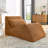 Modern Chenille Lounge Chair No Assembly Floor Lounger-1651457783