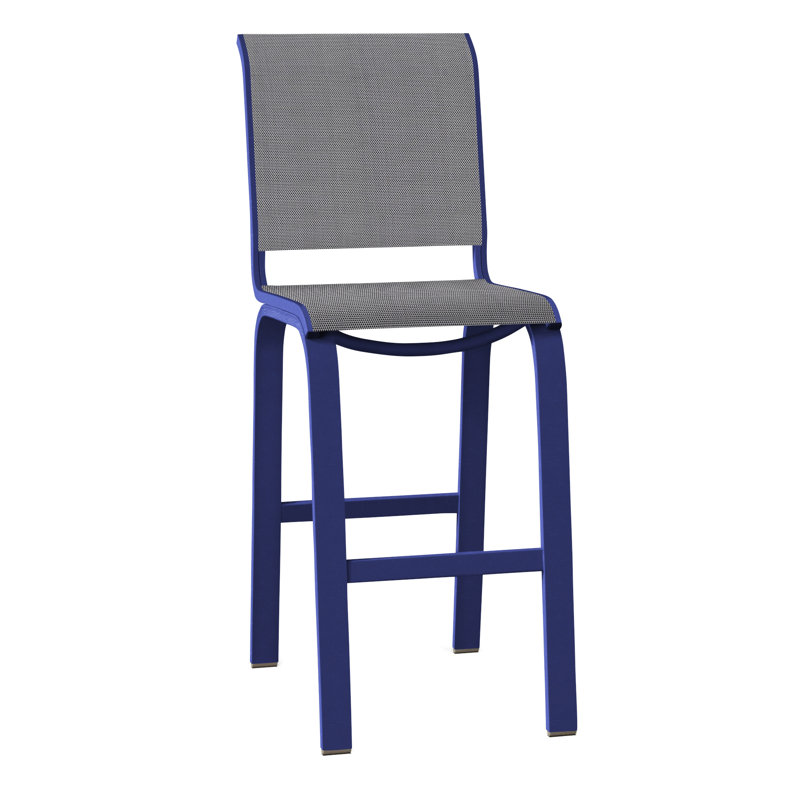 Tabouret de bar 29,5 po Holna, Titane Sunbrella®, Kona texturé