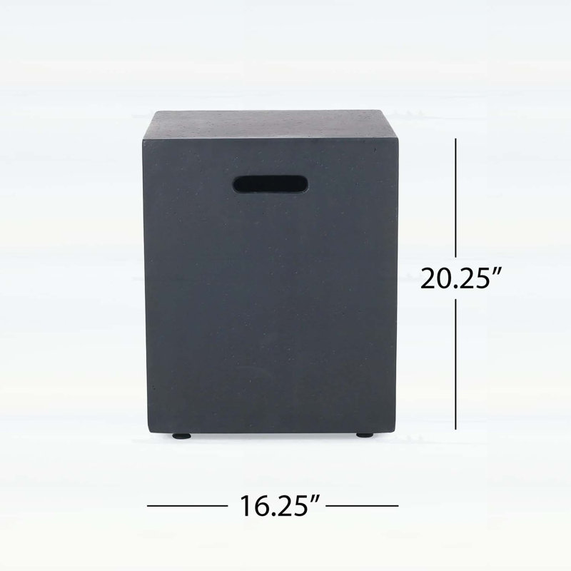 Foyer extérieur au propane de 50 000 BTU avec porte-bouteille, design moderne et élégant pour des réunions chaleureuses et une installation facile