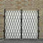 Double-Folding Metal Security Gate