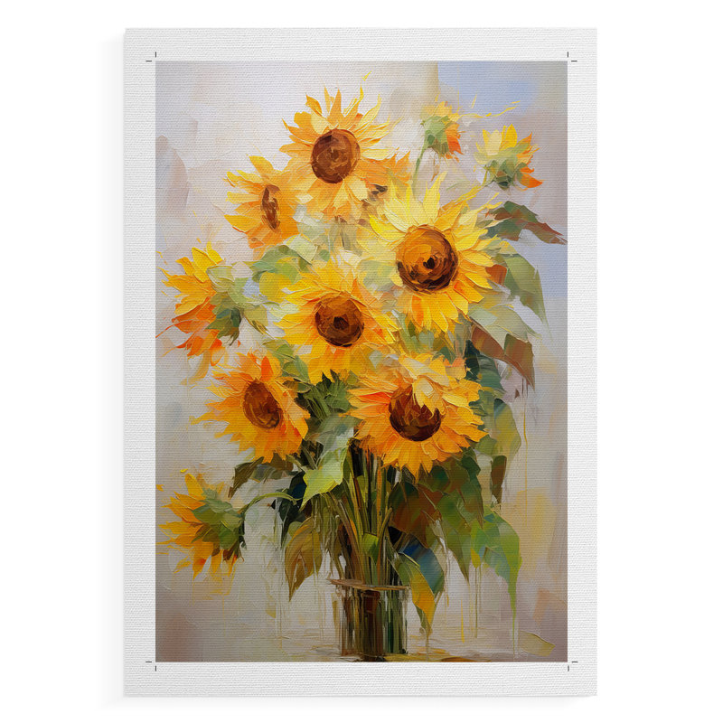 Série FLORAL CDL - Impression sur toile seulement - NON-CADRE, H 60 po x l 40 po