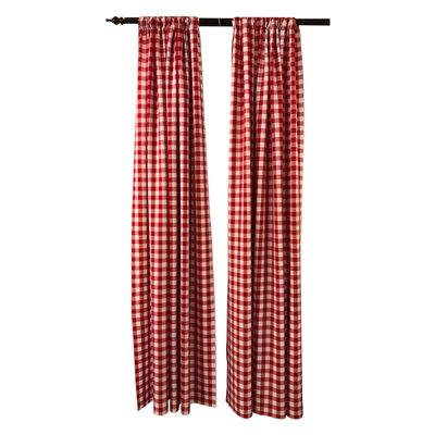 Paire de rideaux avec passe-tringle Pommier