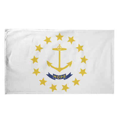 Serviette à thé rhode island flag
