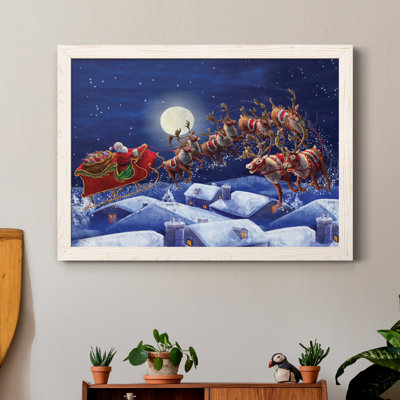 Rooftop Ride - Reproduction d'art sur toile encadrée