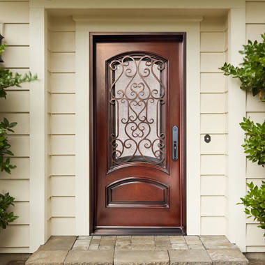 VDomDoors Ballucio 34.15'' x 79.2'' Wood Front Entry Doors