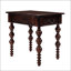 Table de chevet en bois massif avec placage antique, tiroir simple et pieds robustes pour un décor de ferme moderne-348317563