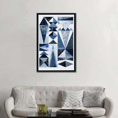 " Blue Shapes " by Mareike Böhmer