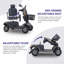 S500 - Scooter électrique noir robuste