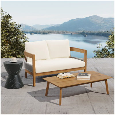 Porto Outdoor Loveseat & Table