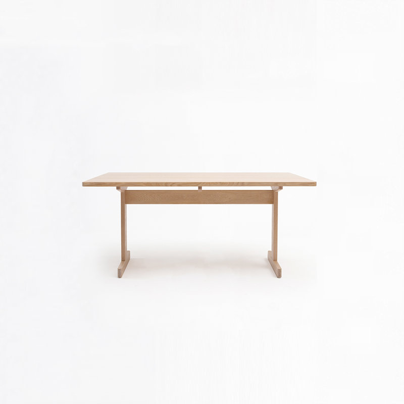 KufenKarl Solid Wood Dining Table, 29" H x 60" L x 32.75" D, Oak Nature