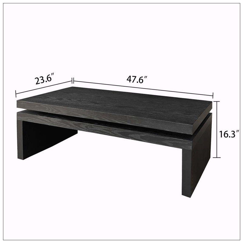 Table basse moderne, Black