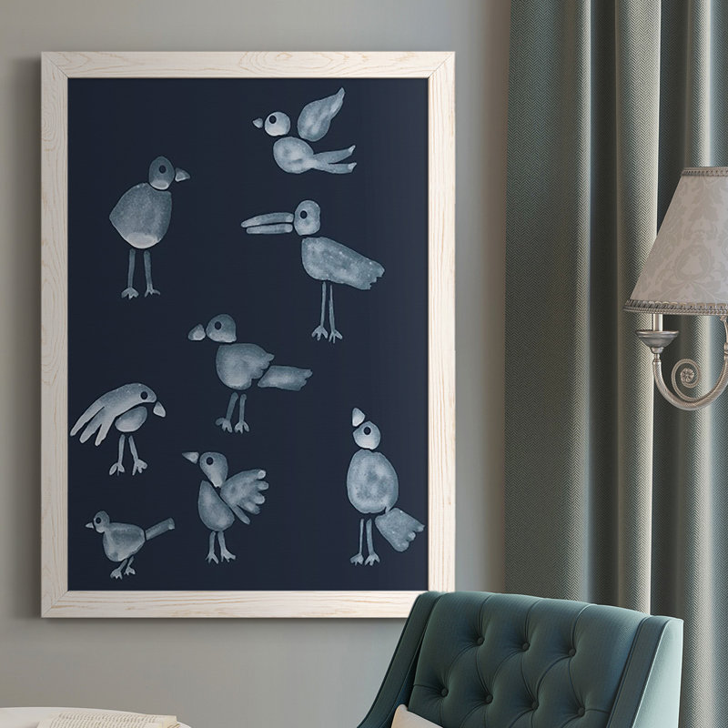 «Flock I», reproduction d'art sur toile, Blanc, H 37,5 po x l 27,5 po x P 1 po