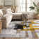 Doucette Abstract Ivory/Gold/Gray Area Rug