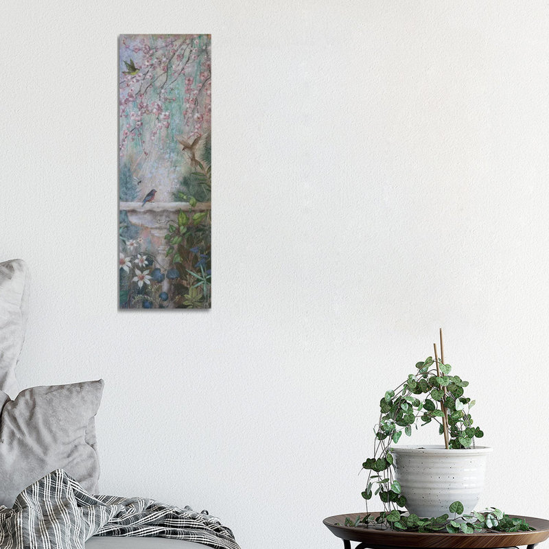 Magic Spring by Lisa Marie Kindley - Wrapped Canvas Painting, 30.48 cm H x 91.44 cm W x 1.91 cm D