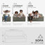 Ultra-Soft Stretch Box Cushion Sofa Slipcover-21271310