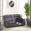 Causeuse en microfibre Power Motion