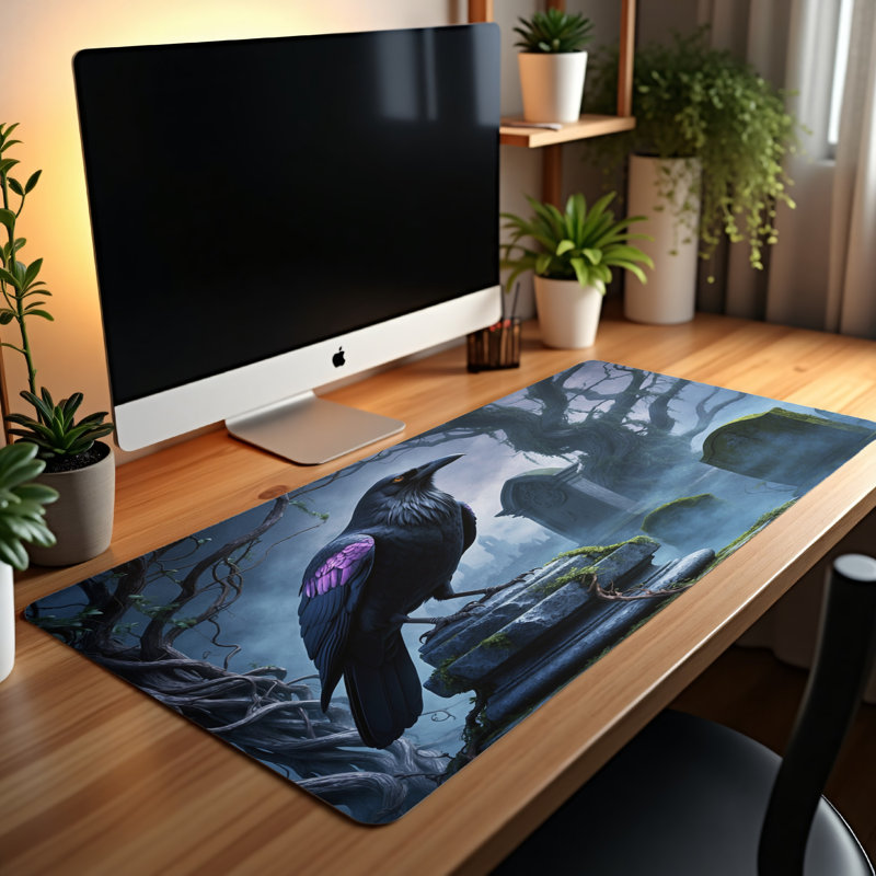 Polyester Desk Pad, 14.4x12.1
