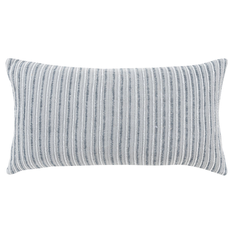 Coussin en polyester / viscose Leifsson, Bleu clair