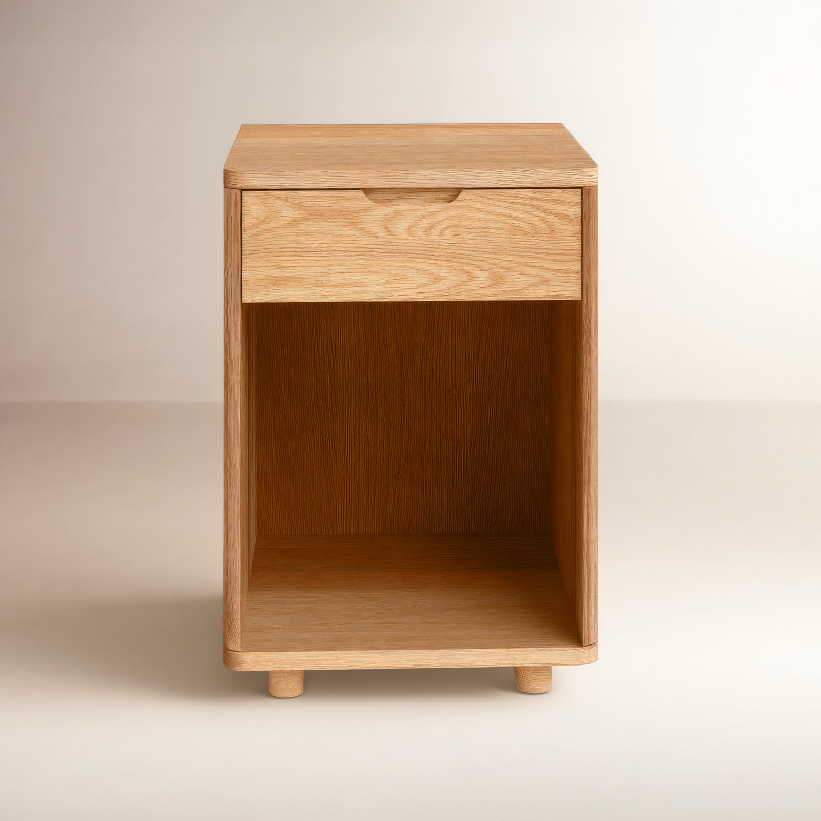 Varkala Oak Nightstand, Oak